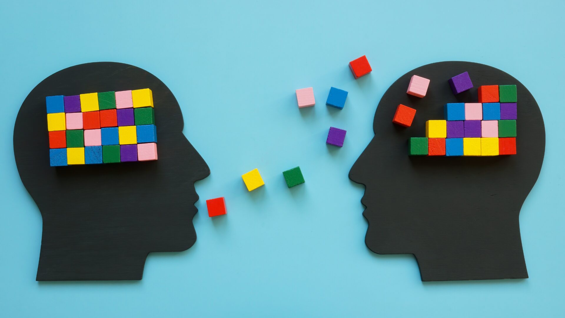 Illustration showing different types of psychotherapy, including cognitive behavioral therapy, psychodynamic therapy, humanistic therapy, and group therapy.