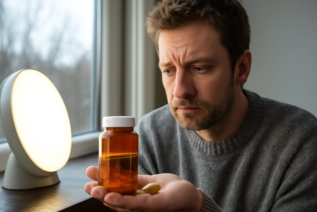 Vitamin D supplements in recommended dosages may help alleviate symptoms of seasonal depression; consult a healthcare provider for personalized guidance.