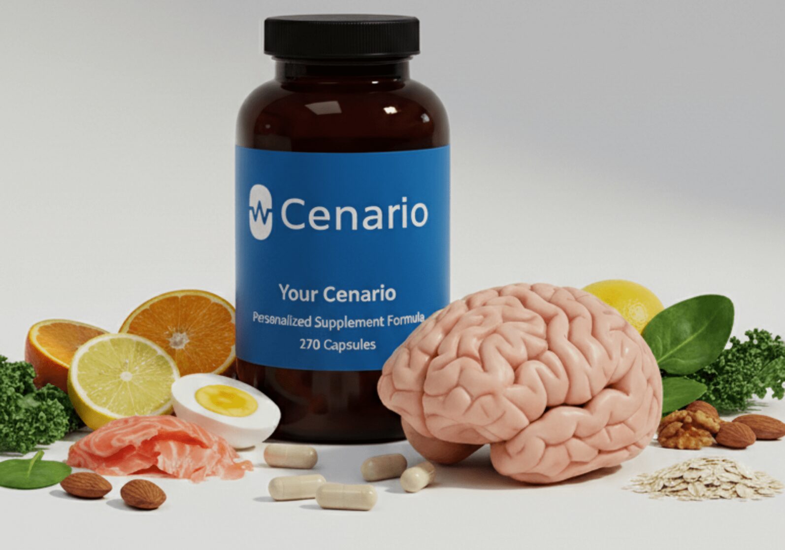 A woman with long dark hair in a white blouse sits at a laptop, smiling at the screen. She works in a bright, minimalist room with plants and shelves in the background.