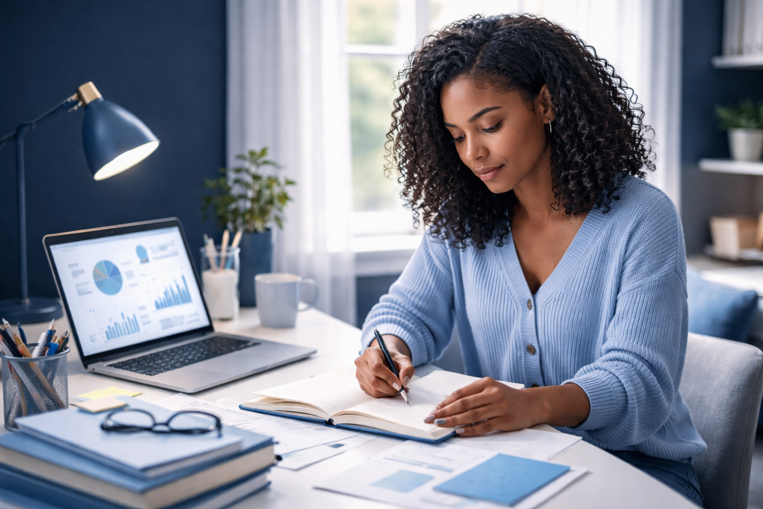 Illustration of a person tangled in their own thoughts, symbolizing self sabotaging behavior, with obstacles created by their own actions and mindset.