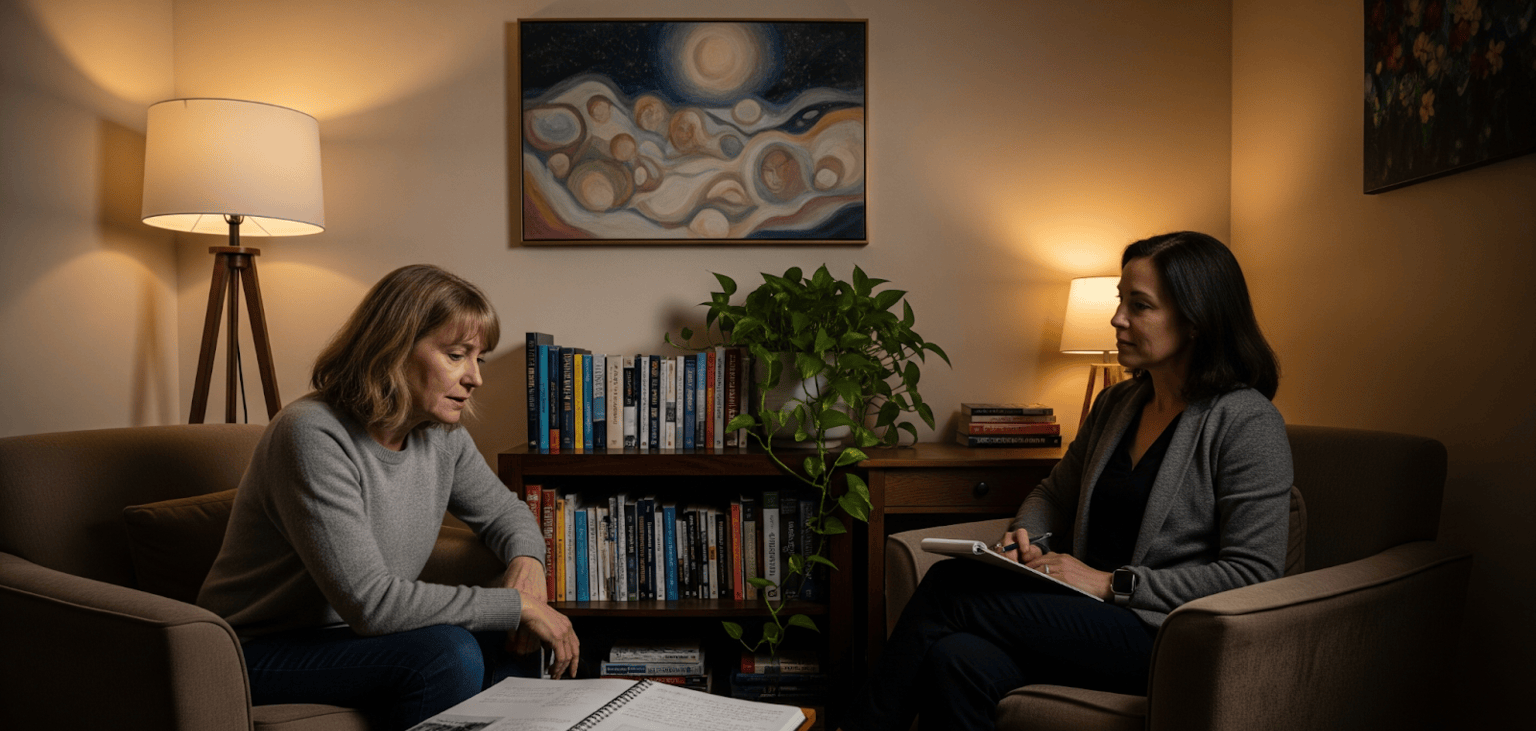 A person sleeping peacefully with dream-like clouds above their head, filled with symbolic images representing subconscious thoughts and dream analysis.