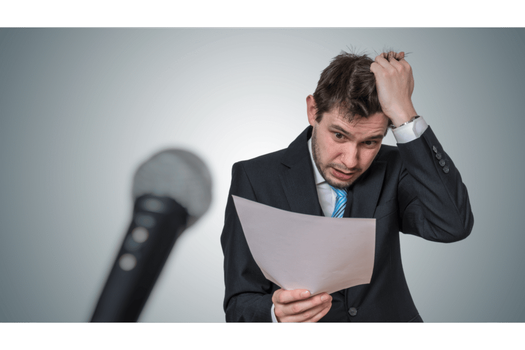 Illustration showing a person reacting with fear to a harmless object, representing the concept of a phobia as an intense, irrational fear of specific things.