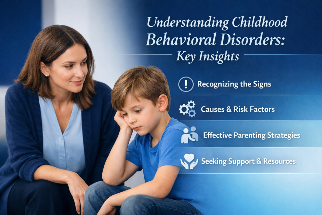 A young child displaying disruptive behavior in a classroom setting, highlighting common signs of behavioral disorders in children such as inattention and aggression.