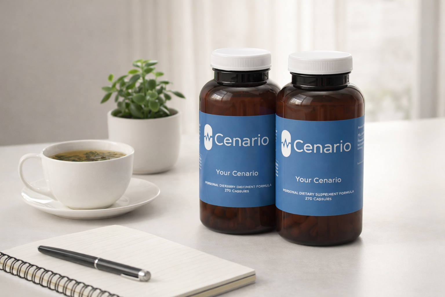 Bottles of the best L-theanine supplement displayed on a table, highlighting top-rated options for stress relief, focus, and relaxation support.