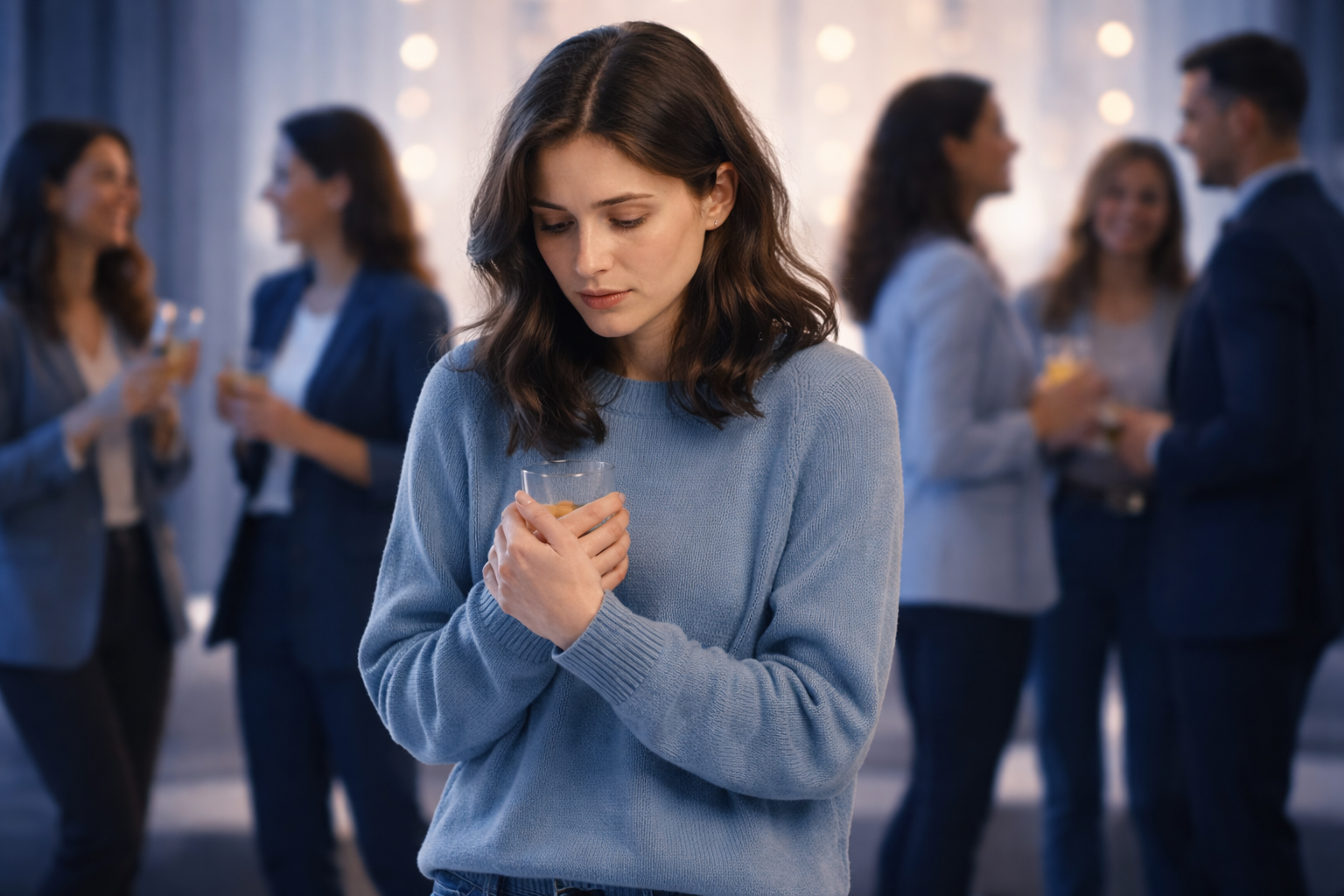 A selection of supplements for social anxiety, including capsules and herbal extracts, arranged on a table to illustrate natural support options.