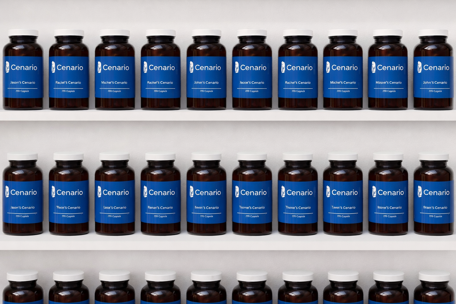 A bottle of vitamin B1 supplements placed on a bedside table, suggesting its potential role in supporting restful sleep and healthy sleep patterns.