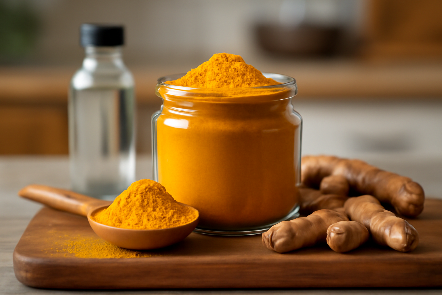 A variety of turmeric powder packets displayed on shelves in a grocery store, showing options for where to buy turmeric powder for cooking or health uses.