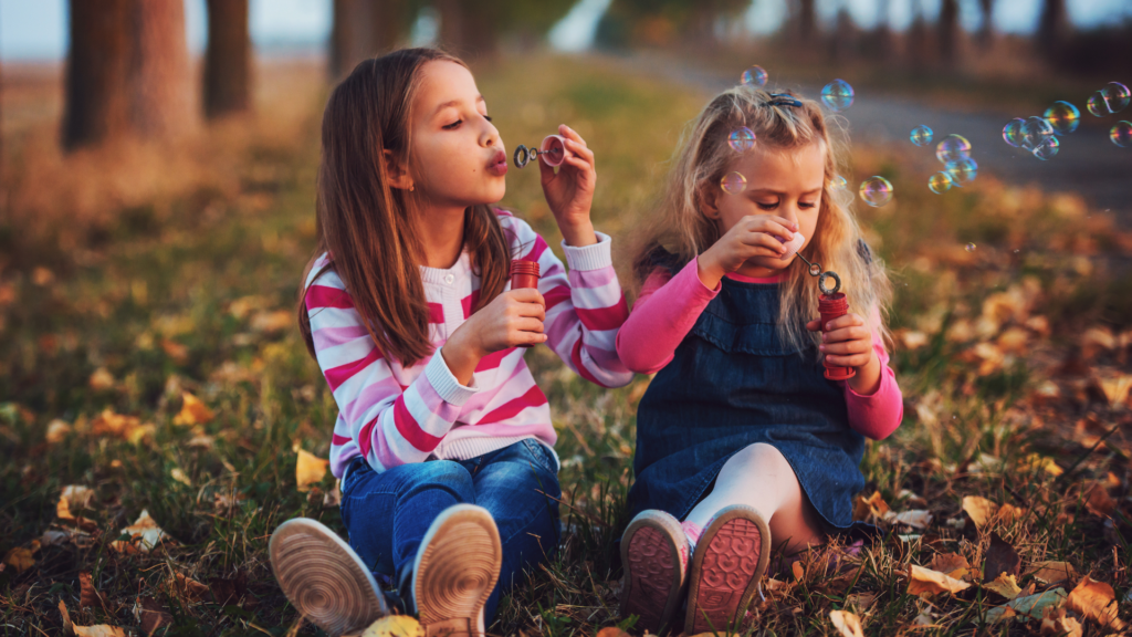 Illustration depicting Freud's latency stage, where children aged 6 to puberty focus on social development and suppress sexual impulses, per psychoanalytic theory.