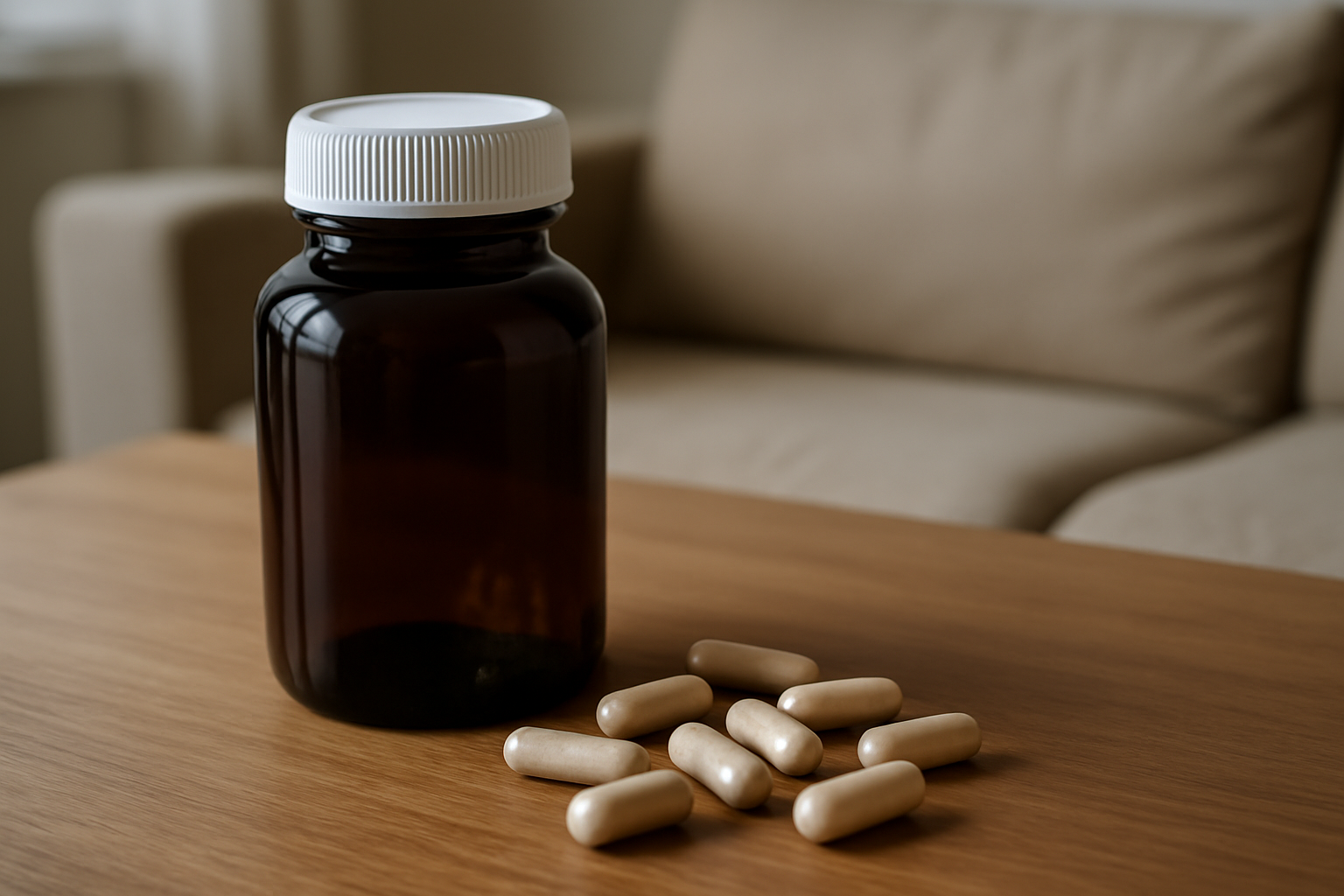 Bottles of memory vitamins for older adults, including supplements with labels highlighting brain health, cognitive support, and age-related memory care.