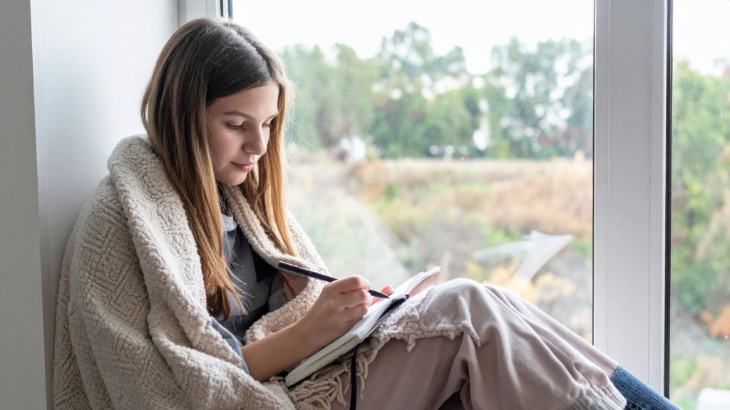 Inspirational Sunday motivational quote displayed over a sunrise background, encouraging positivity, reflection, and a fresh start to the new week.
