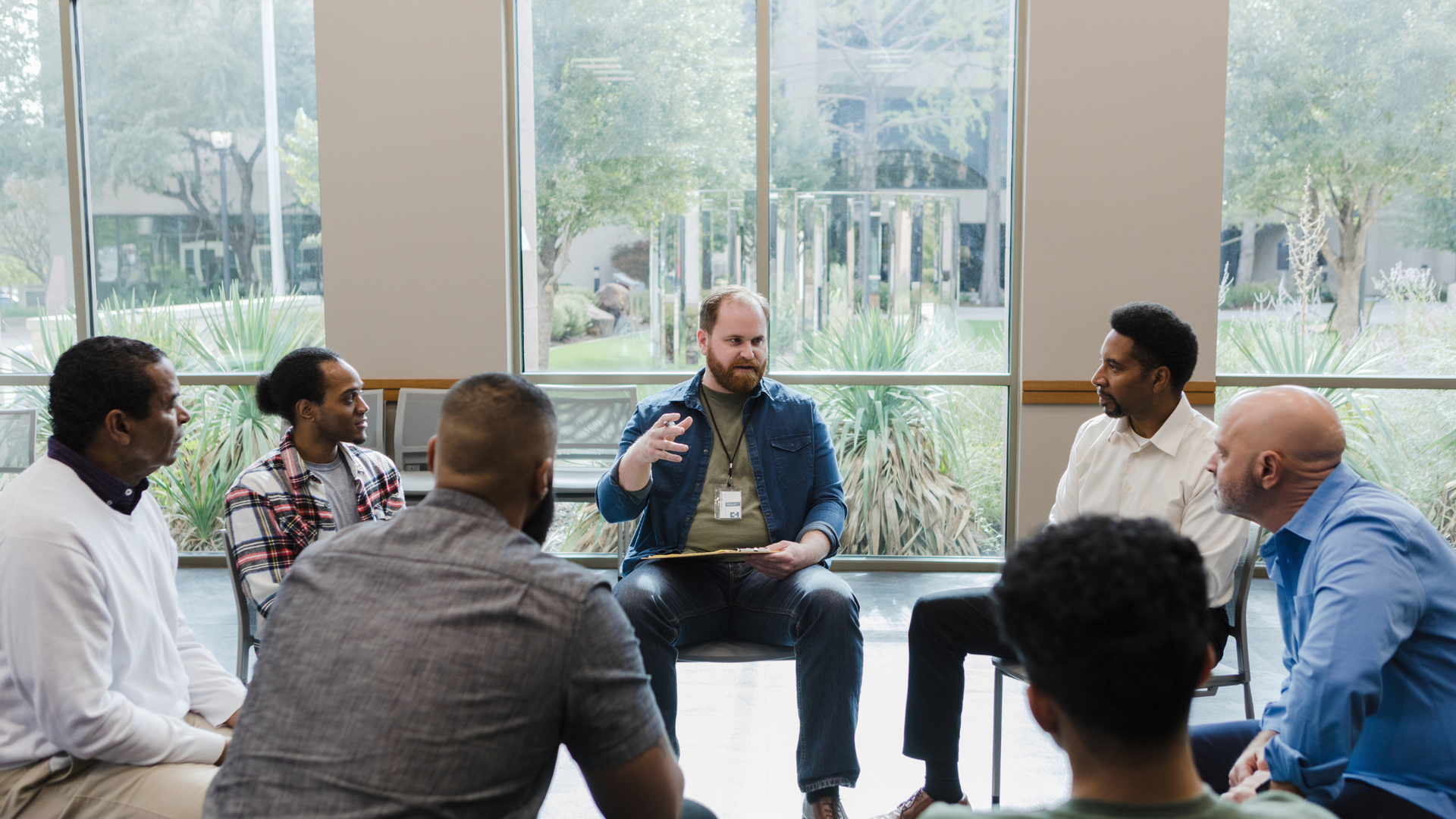 Illustration showing various types of therapy for anxiety, including CBT, exposure therapy, mindfulness, and group therapy, with icons representing each method.