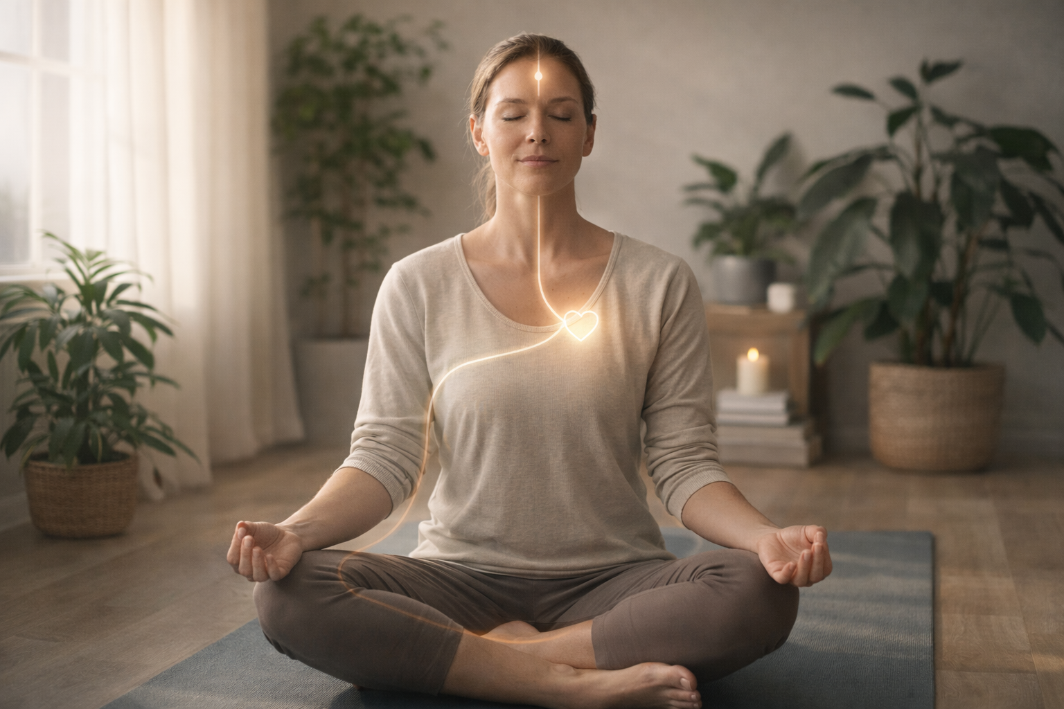 A therapist guides a client through a mind body therapy session, focusing on relaxation techniques and mindful breathing to enhance mental and physical well-being.