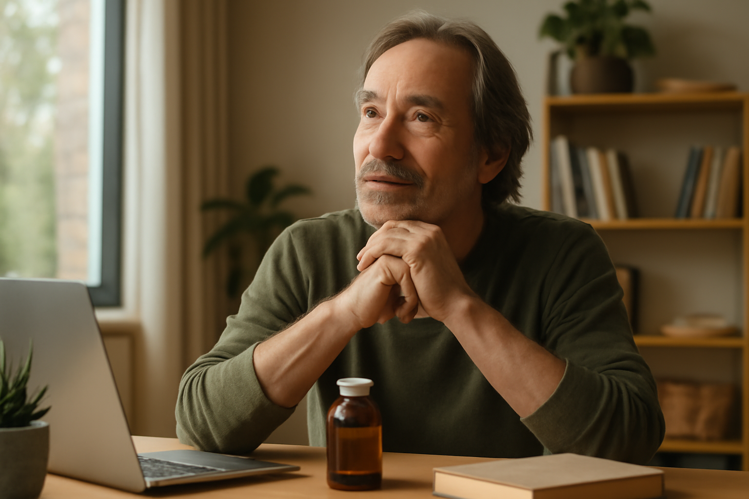 Illustration showing humanistic psychology concepts, including self-actualization, personal growth, and empathy, emphasizing individual potential and well-being.