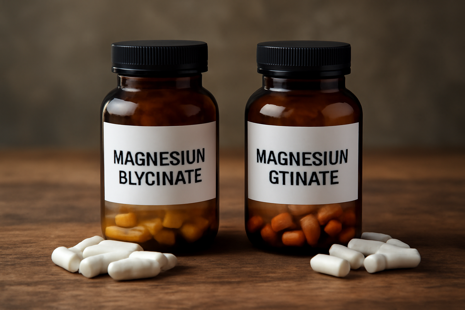 Comparison of magnesium glycinate and magnesium citrate supplements, highlighting differences in absorption, benefits, and common uses for health support.