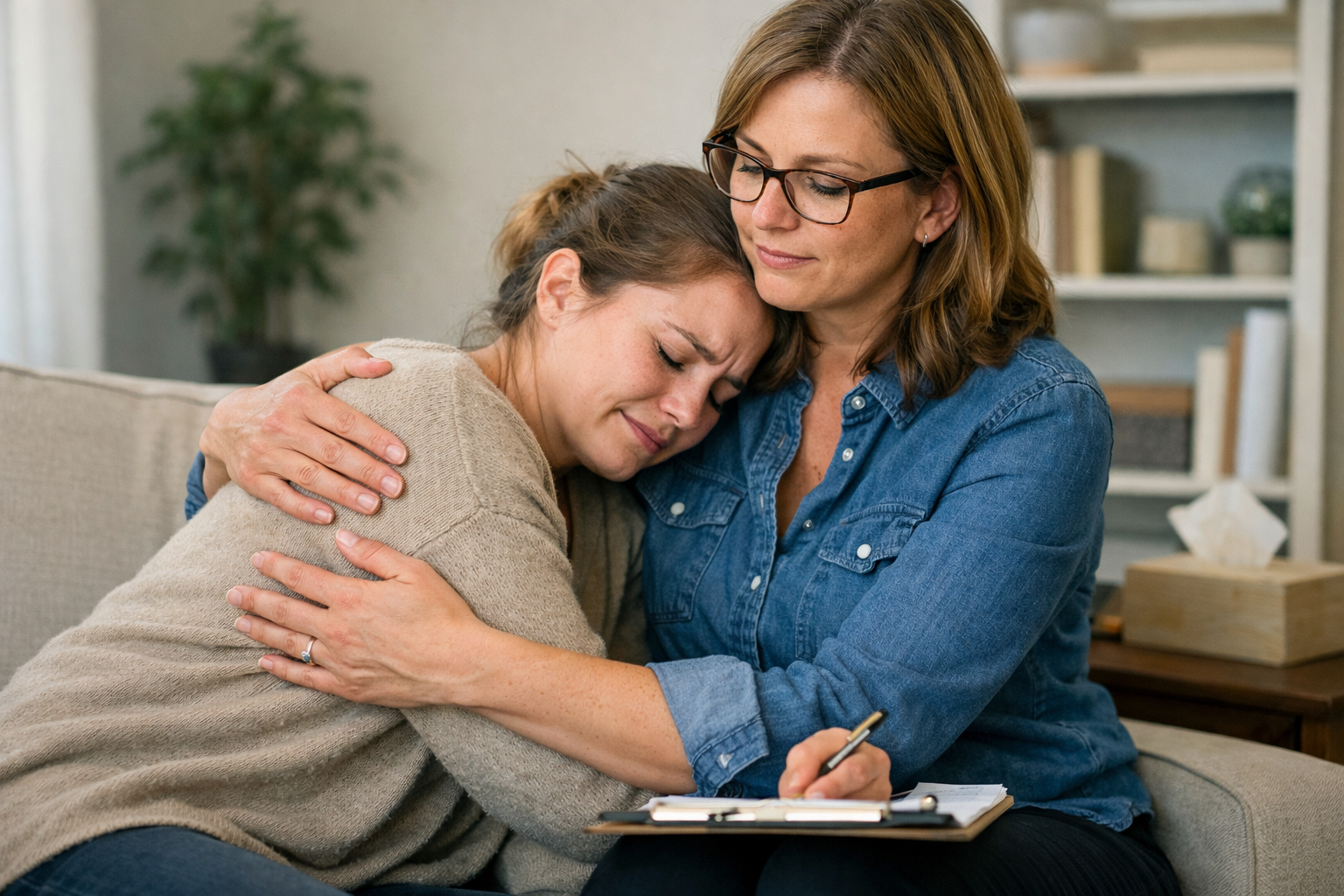 Illustration showing common signs of attachment issues, such as fear of intimacy, difficulty trusting others, and anxiety in relationships.
