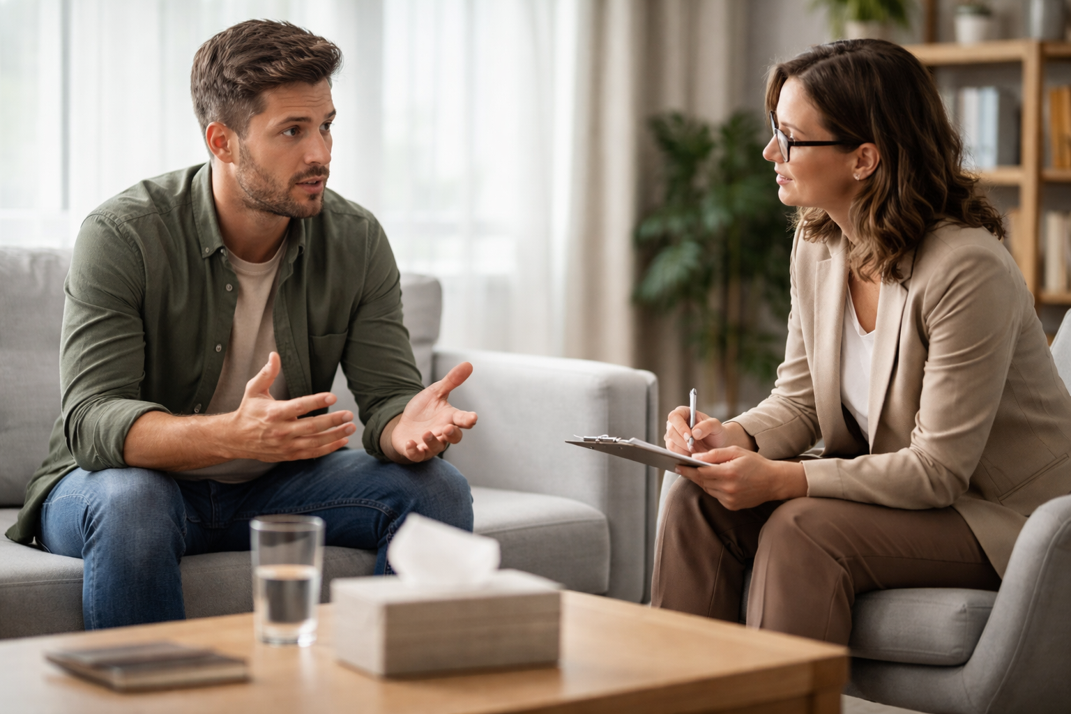 Illustration showing a child with disorder of intellectual development, engaging in learning activities with support from a caregiver and educational tools.