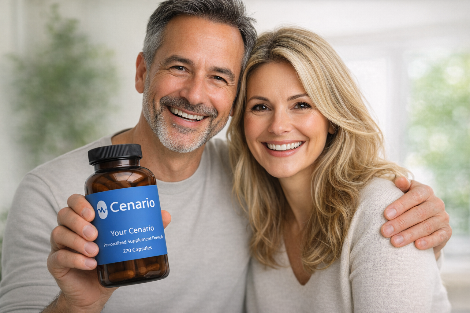 Bottles of natural ADHD supplements for adults, including omega-3, magnesium, and zinc capsules, arranged on a table with a glass of water.